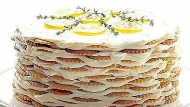 مواد لازم و آموزش کیک بیسکوییت لیمویی خانگی (مرحله به مرحله)