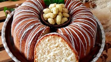 مواد لازم و آموزش کیک توت سفید خانگی (مرحله به مرحله)