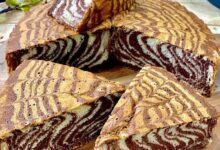 مواد لازم و آموزش کیک زبرا خانگی (مرحله به مرحله)