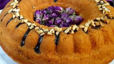 مواد لازم و آموزش کیک سیب مغزدار خانگی (مرحله به مرحله)
