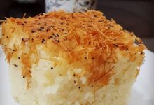 مواد لازم و آموزش کیک شعریه خانگی (مرحله به مرحله)