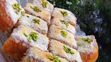 مواد لازم و آموزش کیک شنی خانگی (مرحله به مرحله)