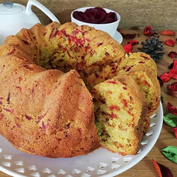 مواد لازم و آموزش کیک لبو خانگی (مرحله به مرحله)