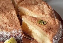 مواد لازم و آموزش کیک مکرون خانگی (مرحله به مرحله)