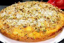 مواد لازم و آموزش کیک کادایف خانگی (مرحله به مرحله)