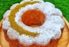 مواد لازم و آموزش کیک کشمش و گردو خانگی (مرحله به مرحله)