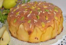 مواد لازم و آموزش کیک گلابی خانگی (مرحله به مرحله)