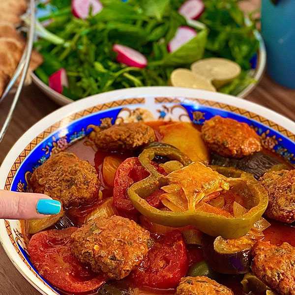 مواد لازم و آموزش یتیمچه تبریزی برای 2 یا 4 یا 6 نفر | تناسب ساده