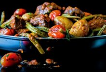 ۱۰ خوراک ساده ولی خوشمزه با لوبیا سبز (مرحله به مرحله)