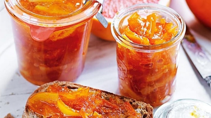 ۲ رسپی مربای پوست گریپ فروت؛ خوش‌عطر و خوش‌طعم