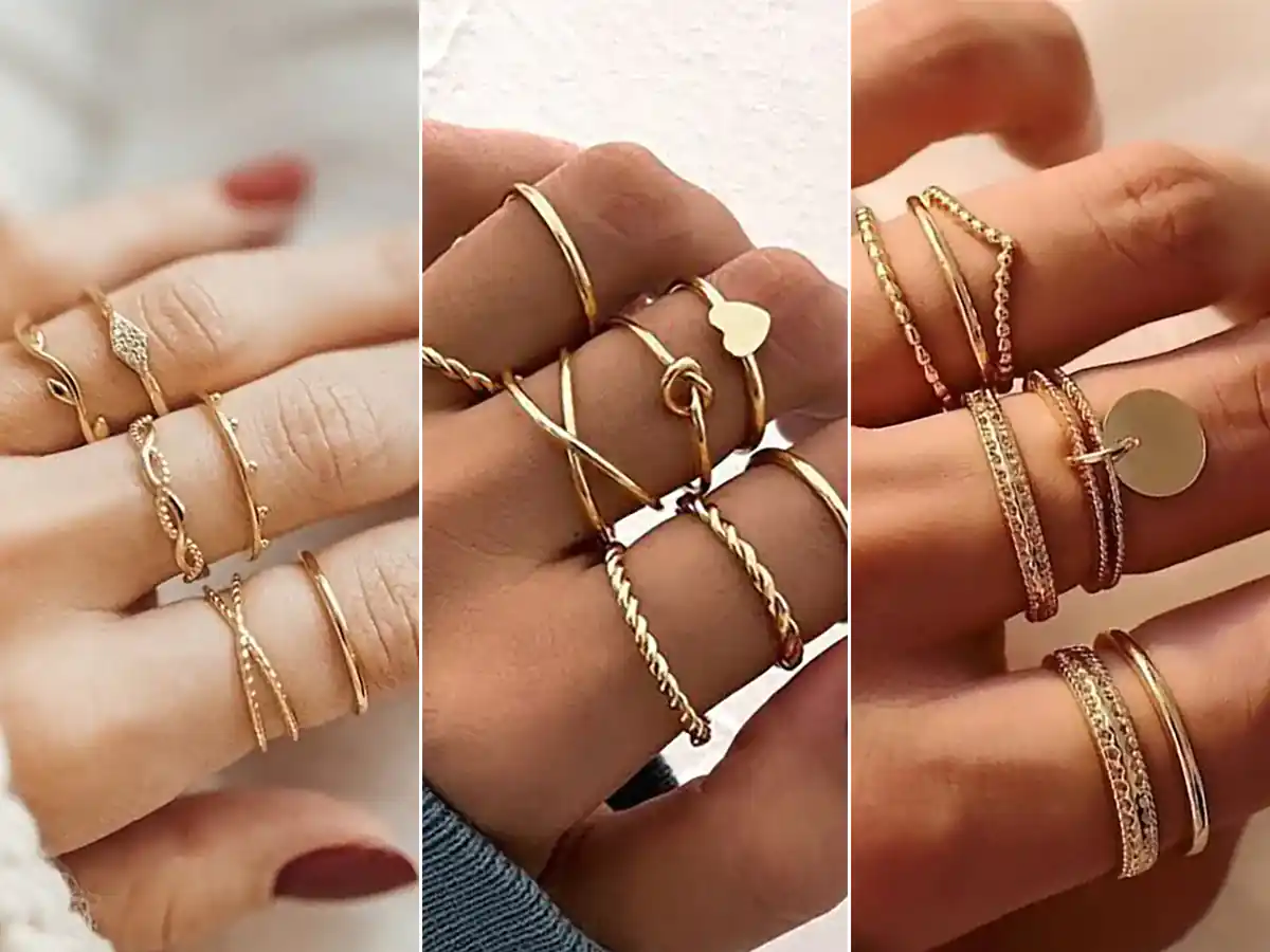 انگشتر لوکس و ترندی دخترونه طلا (جدیدترین مدل های ترند امسال ۱۴۰۴ - ۲۰۲۵)
