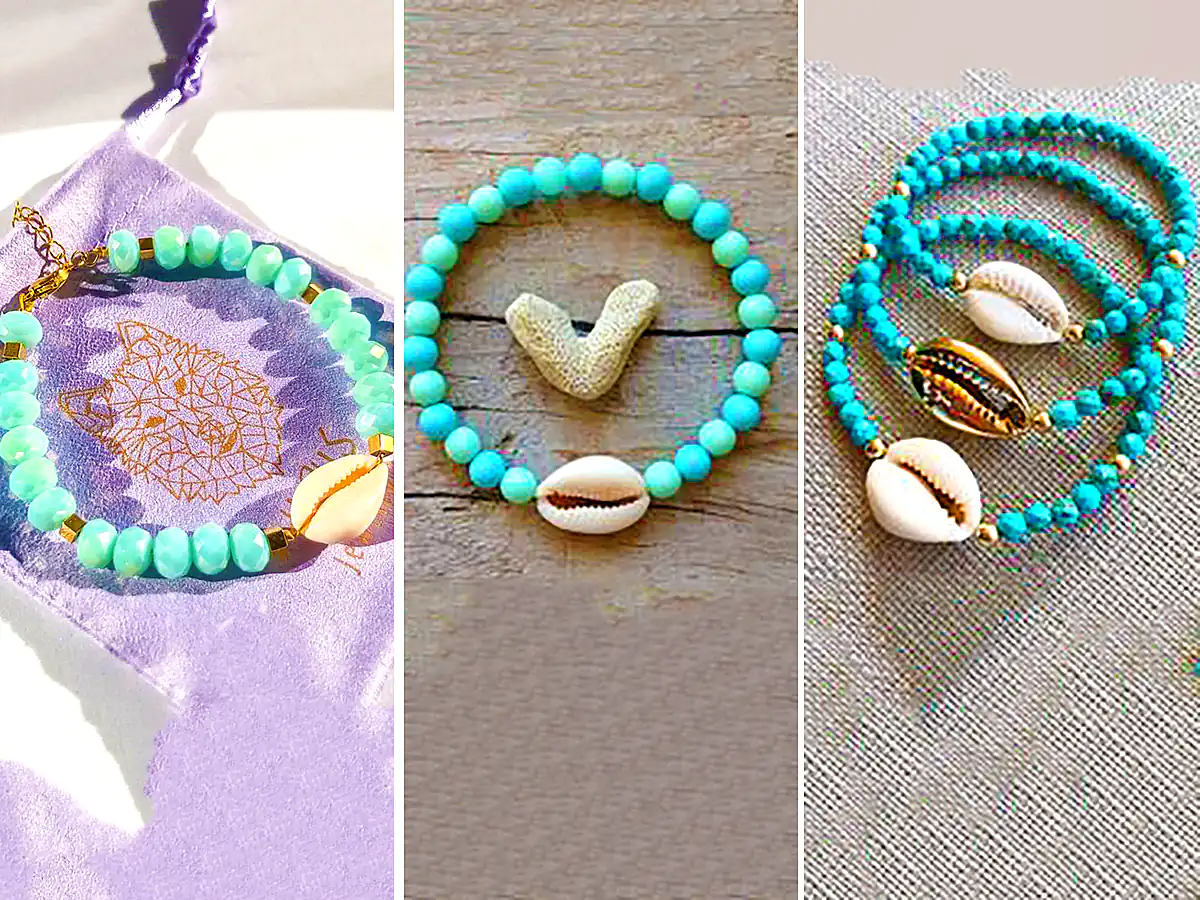 دستبند صدف گوش ماهی (جدیدترین مدل های ترند امسال ۱۴۰۴ - ۲۰۲۵)