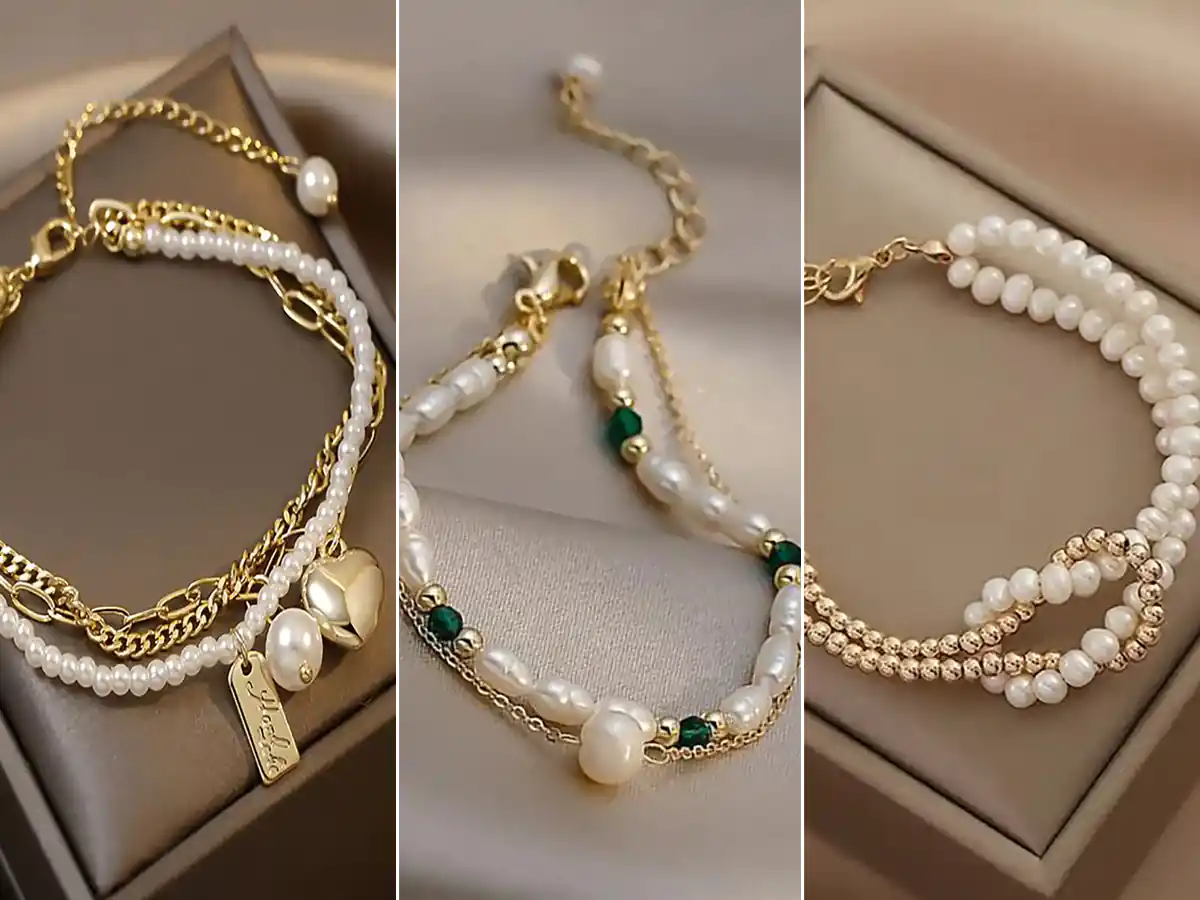 دستبند مرواریدی ترند و لاکچری (جدیدترین مدل های ترند امسال ۱۴۰۴ - ۲۰۲۵)