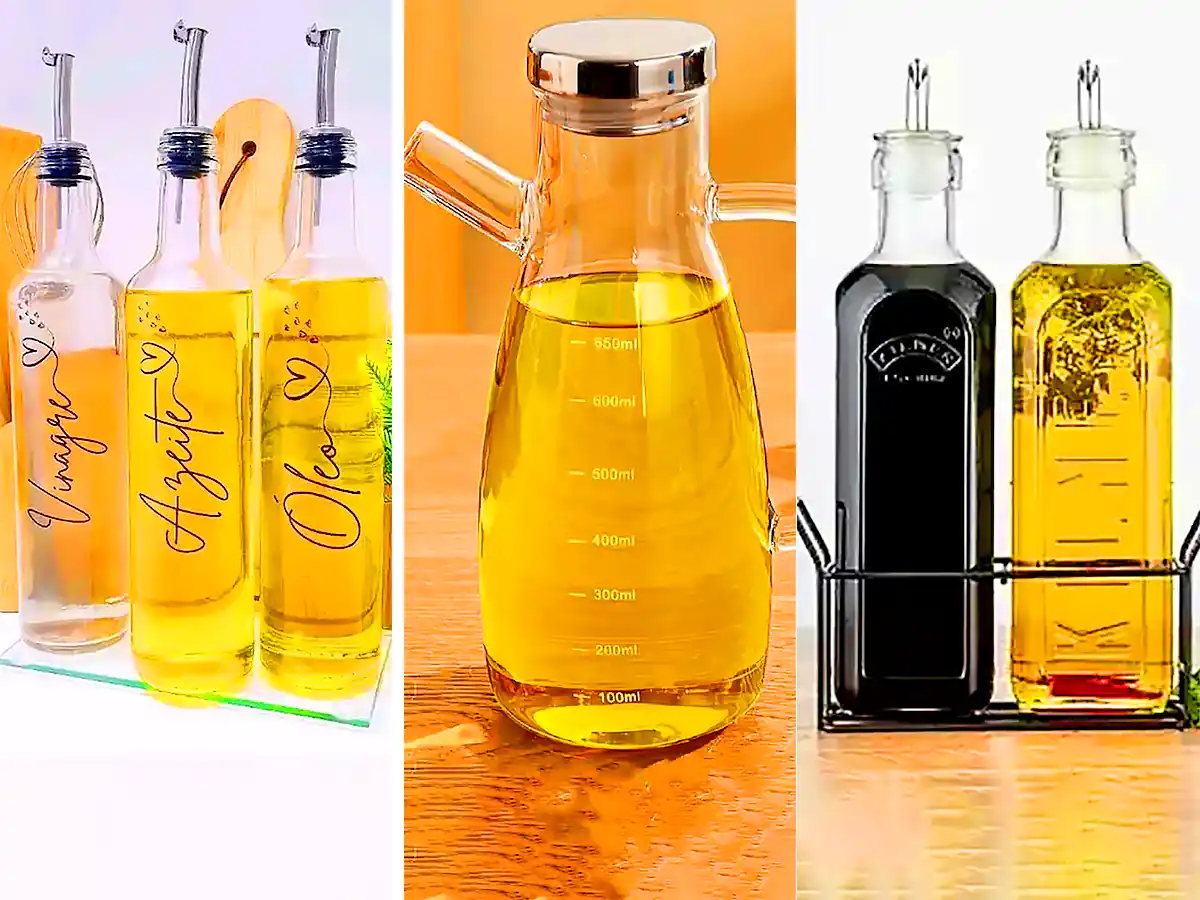 ست بطری شیشه‌ای روغن (جدیدترین مدل های ترند امسال ۱۴۰۴ - ۲۰۲۵)