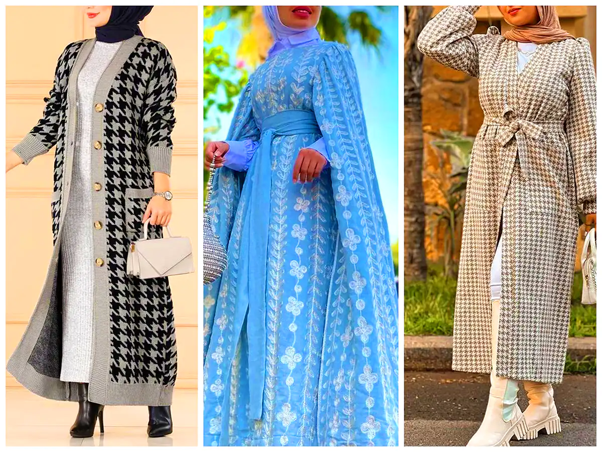 مانتو بلند نخی مدرن (جدیدترین مدل های ترند امسال ۱۴۰۴ - ۲۰۲۵)