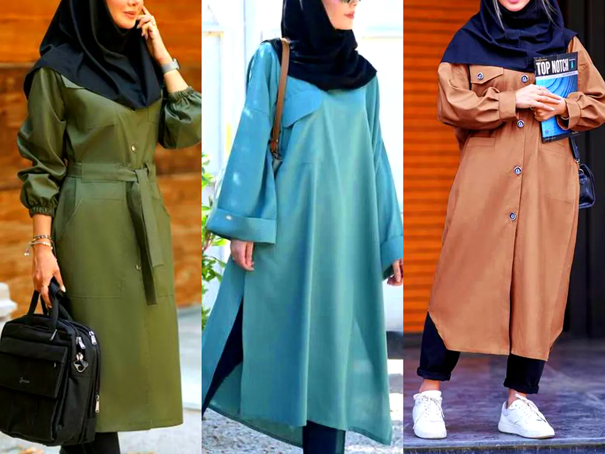 مانتو دانشجویی اورسایز (جدیدترین مدل های ترند امسال ۱۴۰۴ - ۲۰۲۵)