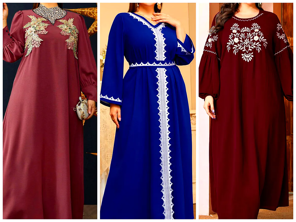 پیراهن اورسایز ریون زنانه (جدیدترین مدل های ترند امسال ۱۴۰۴ - ۲۰۲۵)
