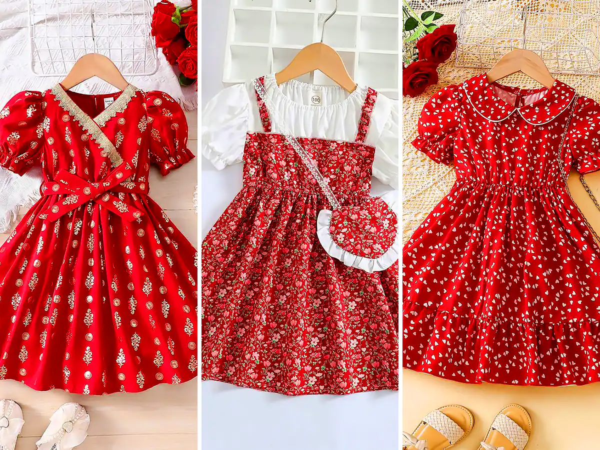 پیراهن بچگانه گل گلی نخی (جدیدترین مدل های ترند امسال ۱۴۰۴ - ۲۰۲۵)