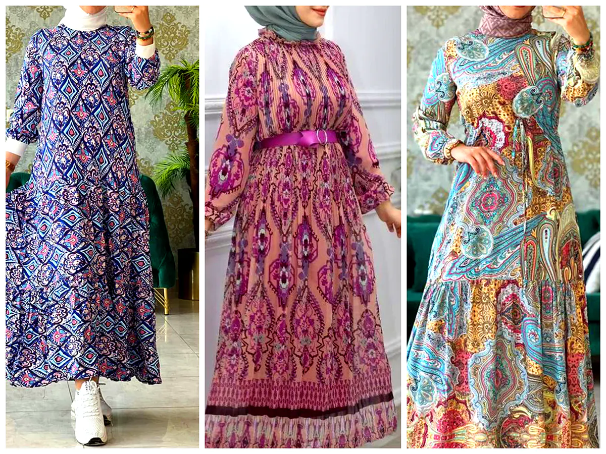 پیراهن طرحدار زیبا و خاص (جدیدترین مدل های ترند امسال ۱۴۰۴ - ۲۰۲۵)