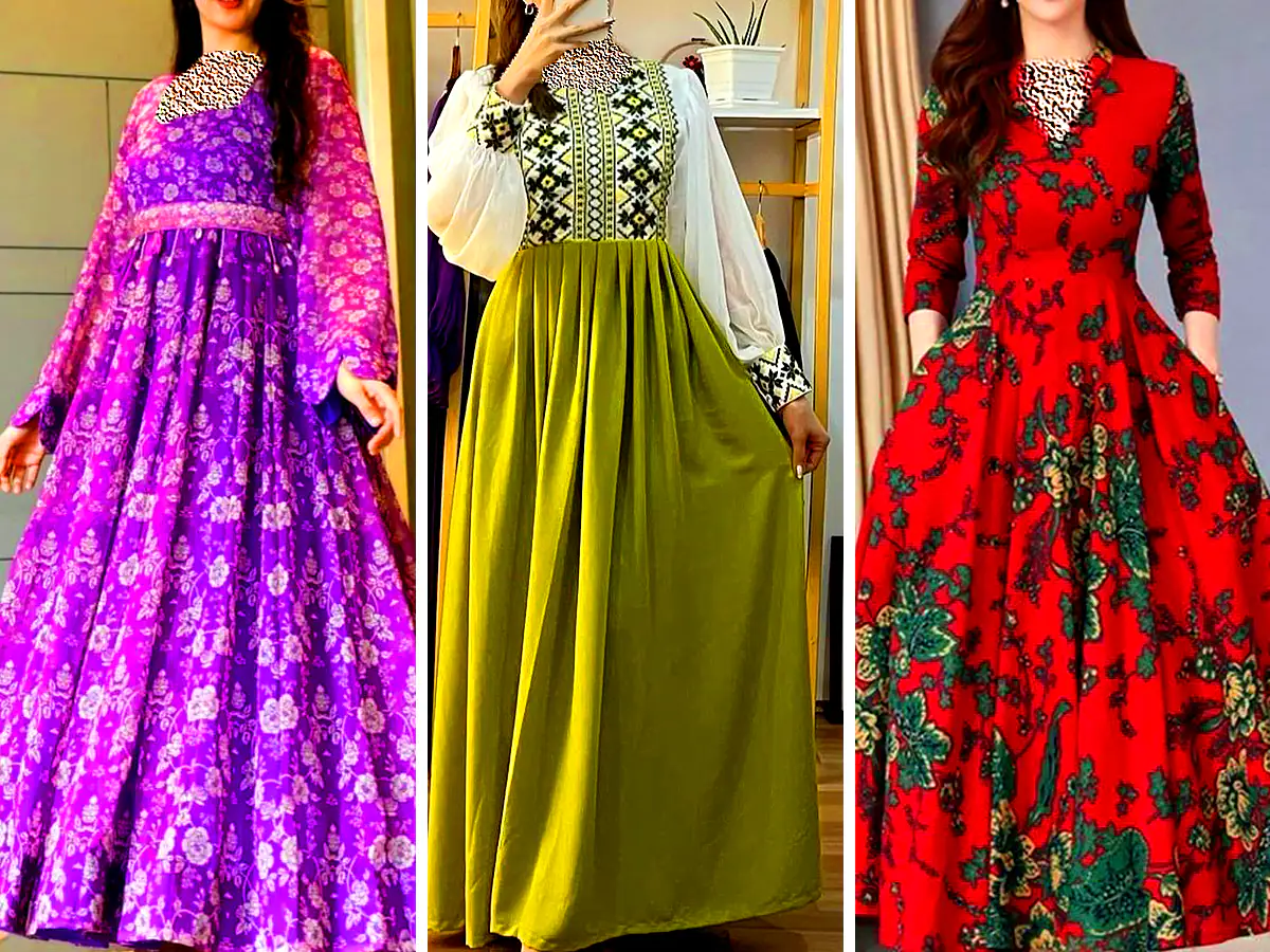 پیراهن چین چینی رنگارنگ و شیک (جدیدترین مدل های ترند امسال ۱۴۰۴ - ۲۰۲۵)