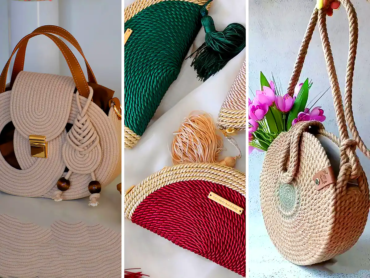 کیف حصیری دستباف هنرمندانه (جدیدترین مدل های ترند امسال ۱۴۰۴ - ۲۰۲۵)