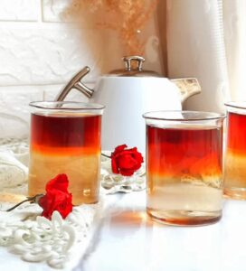 طرز تهیه چای دورنگ مجلسی (2 نکته مهم)