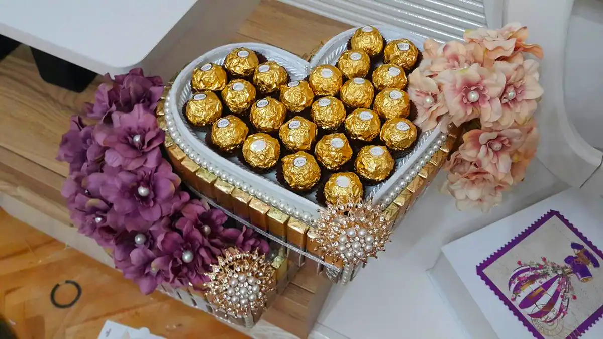باکس شکلات کادویی