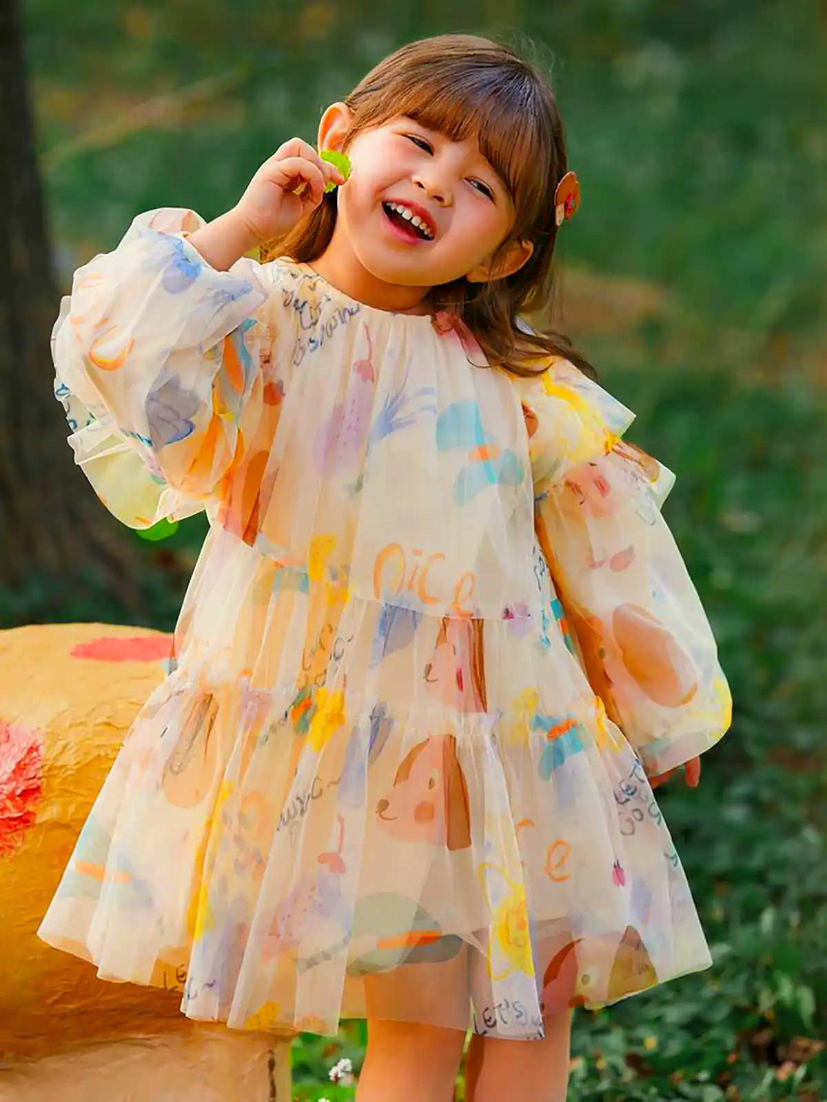 پیراهن چین چینی کودکانه