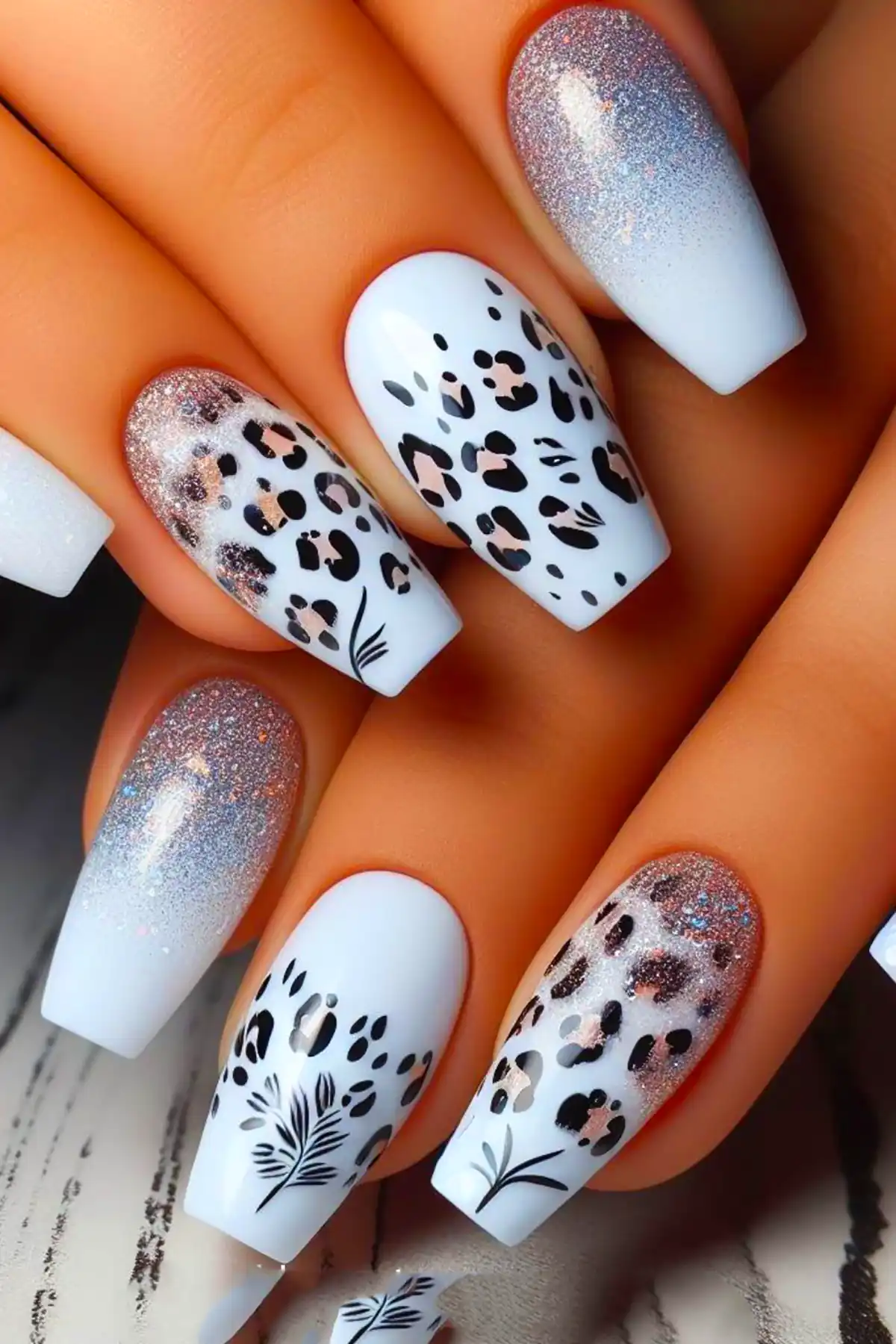 ایده طراحی شیک ناخن