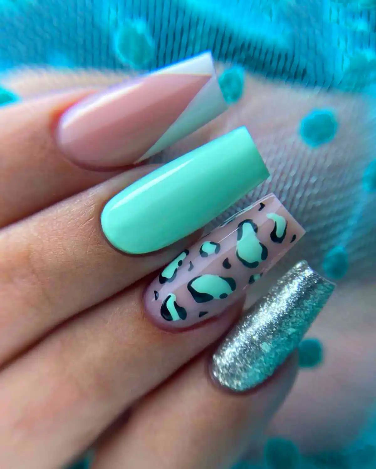 ایده طراحی شیک ناخن