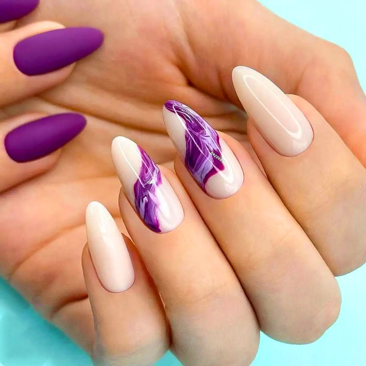 ایده طراحی شیک ناخن