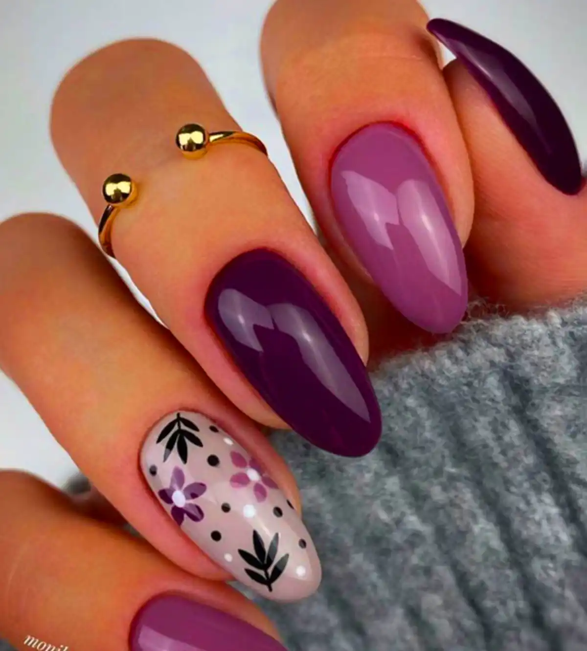 ایده طراحی شیک ناخن