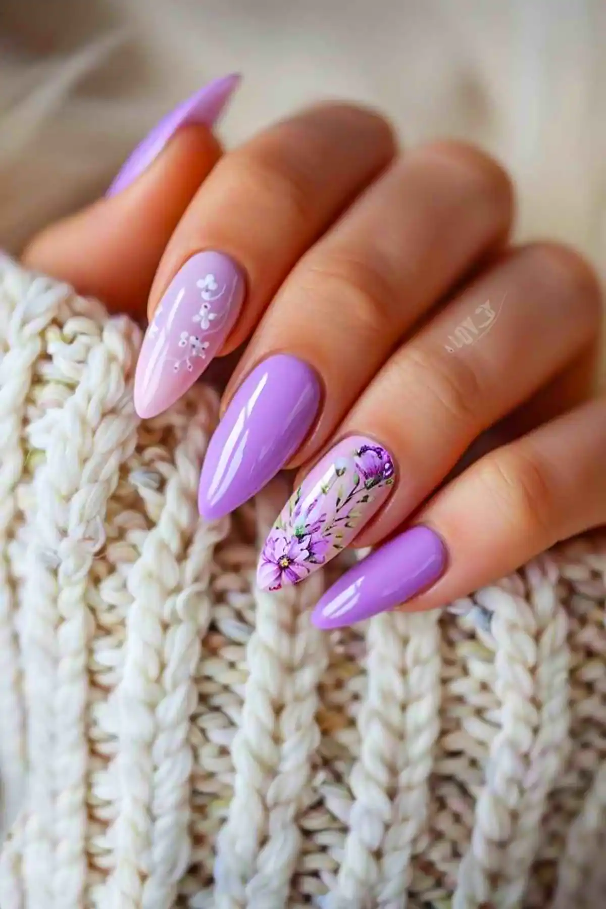 ایده طراحی شیک ناخن
