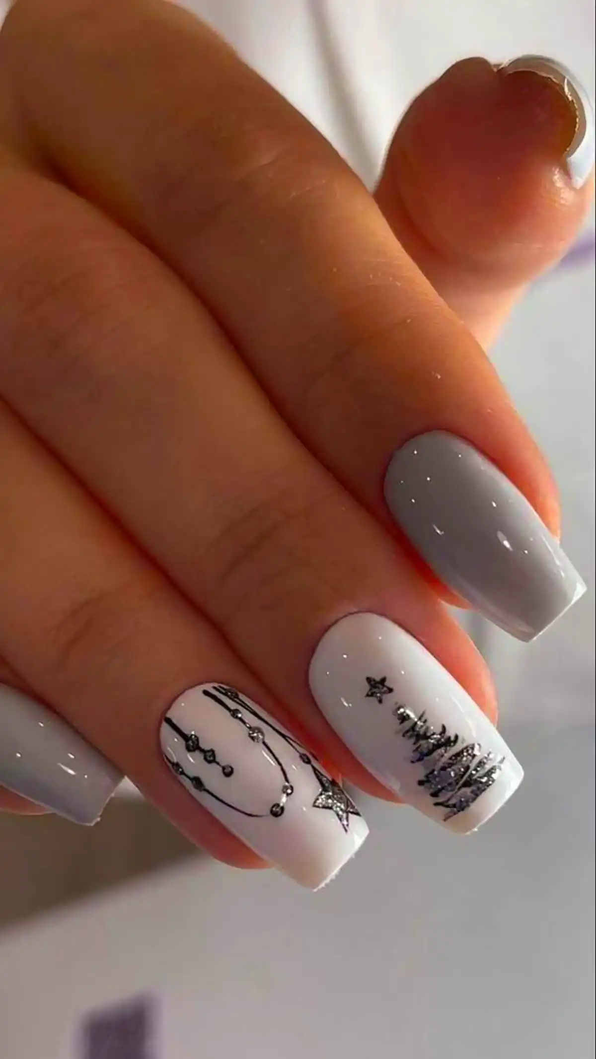 طراحی ناخن برفی