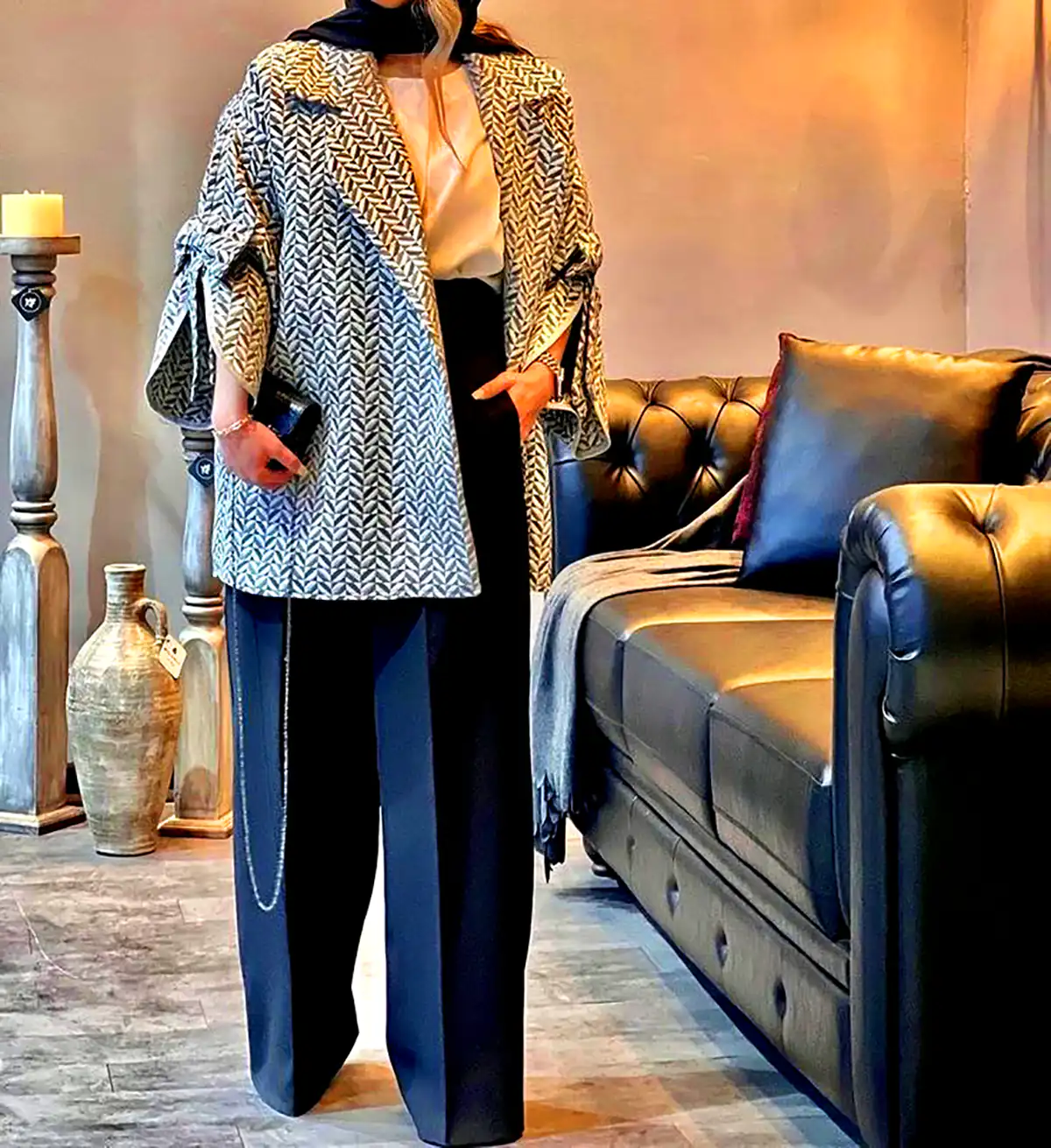 مانتو کتی یقه آرشال