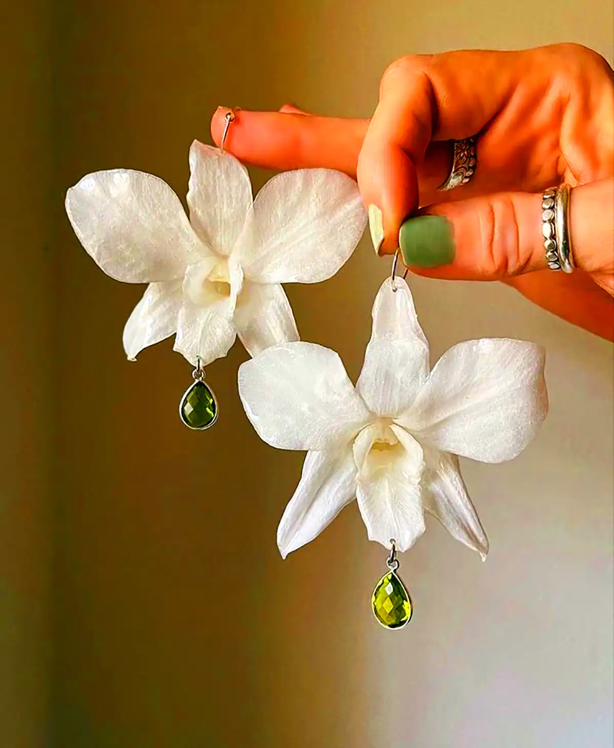 گوشواره جذاب رنگی رزینی