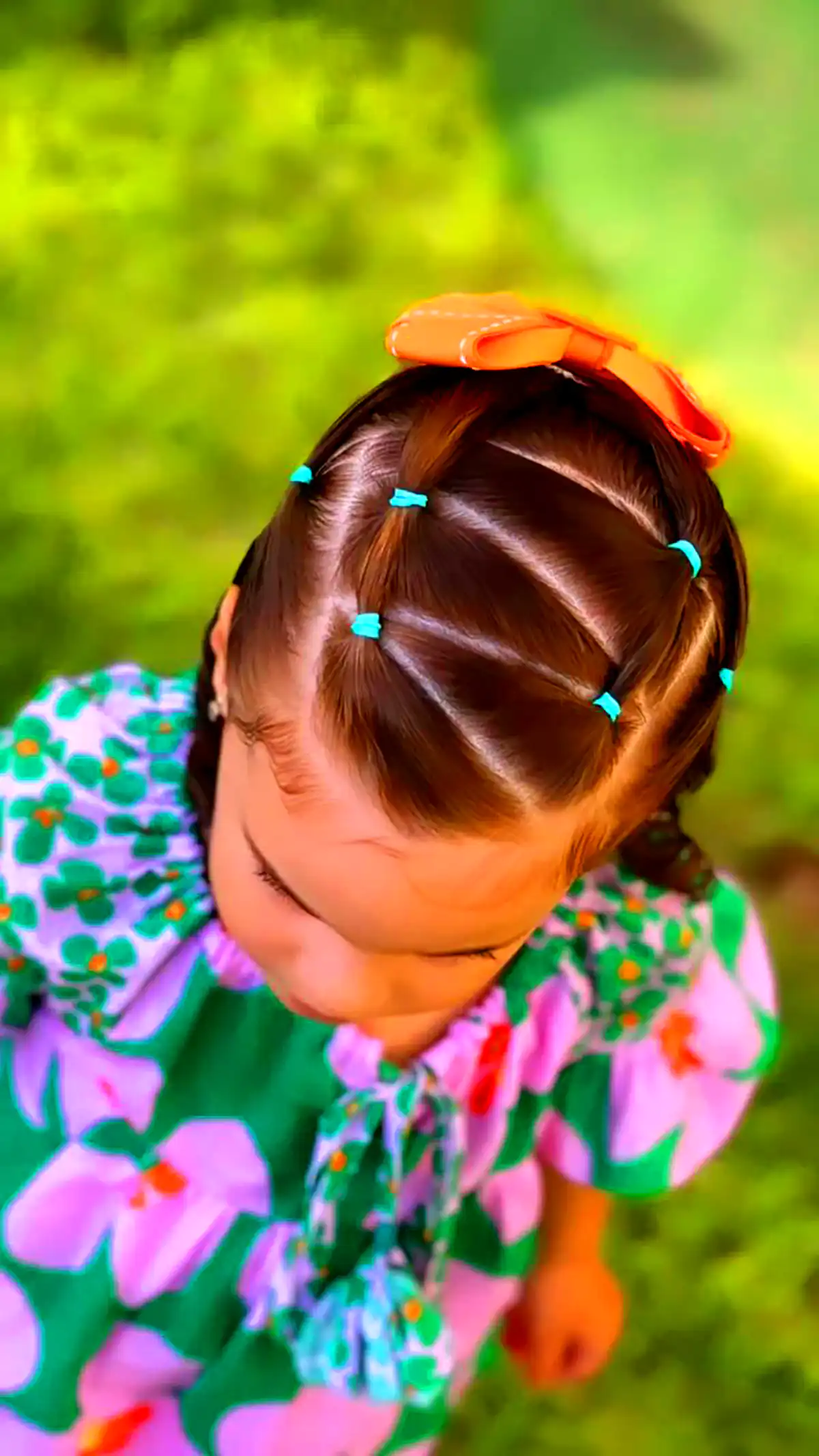 مدل بافت با کش رنگی دخترونه