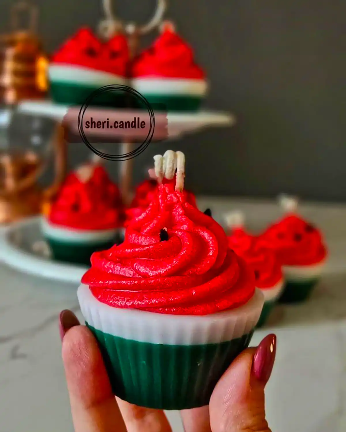 شمع دکوری یلدایی