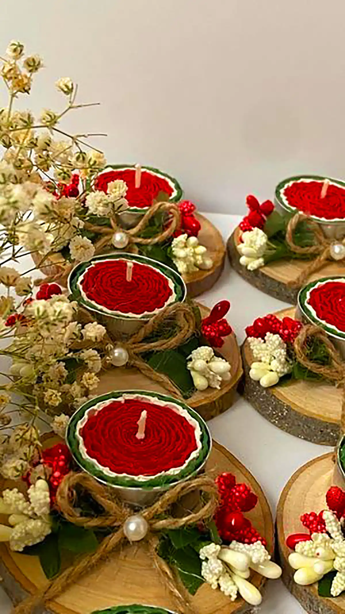شمع دکوری یلدایی