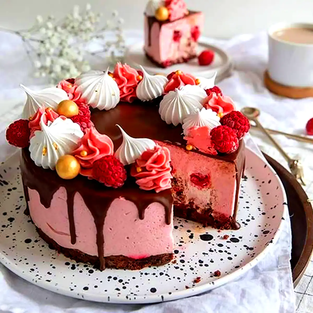 کیک تولد خوشرنگ میوه ای
