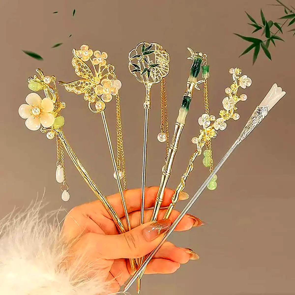 گیره مو ژاپنی فلزی