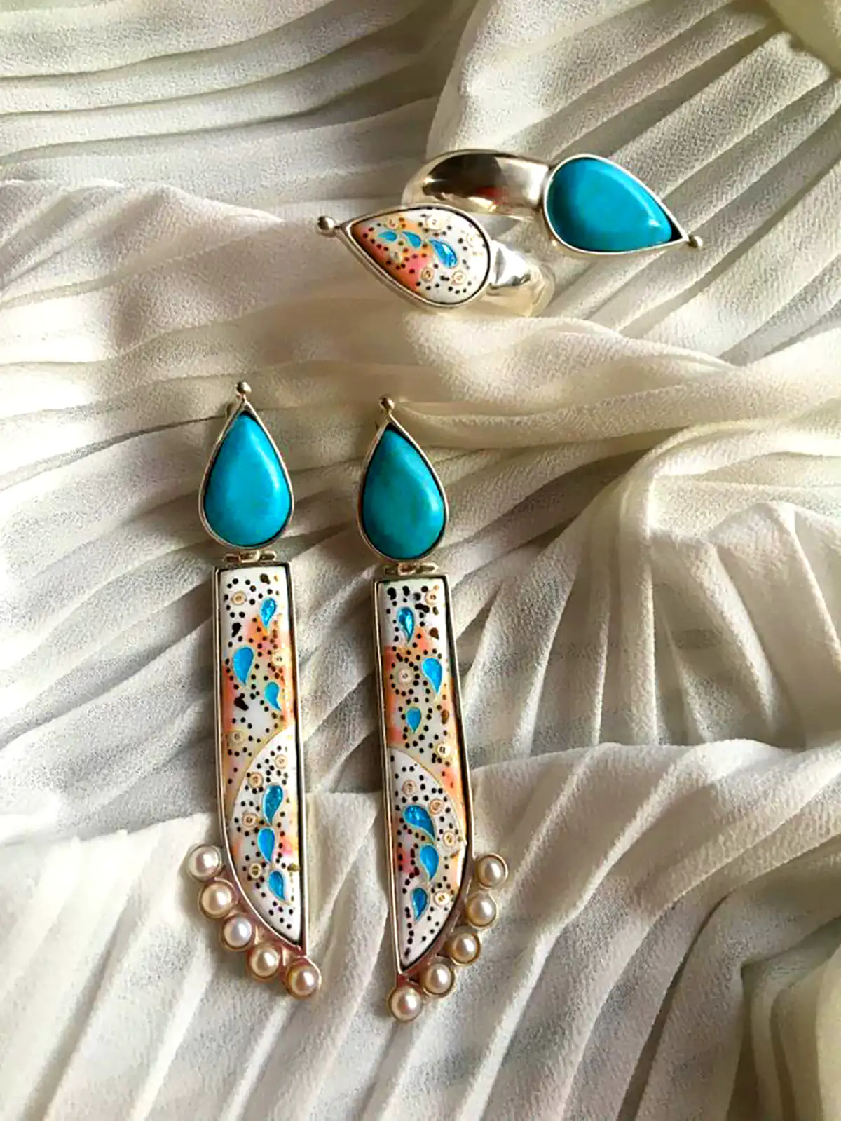 گوشواره نپالی رنگی