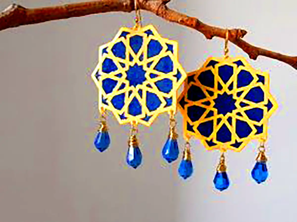 گوشواره نپالی رنگی