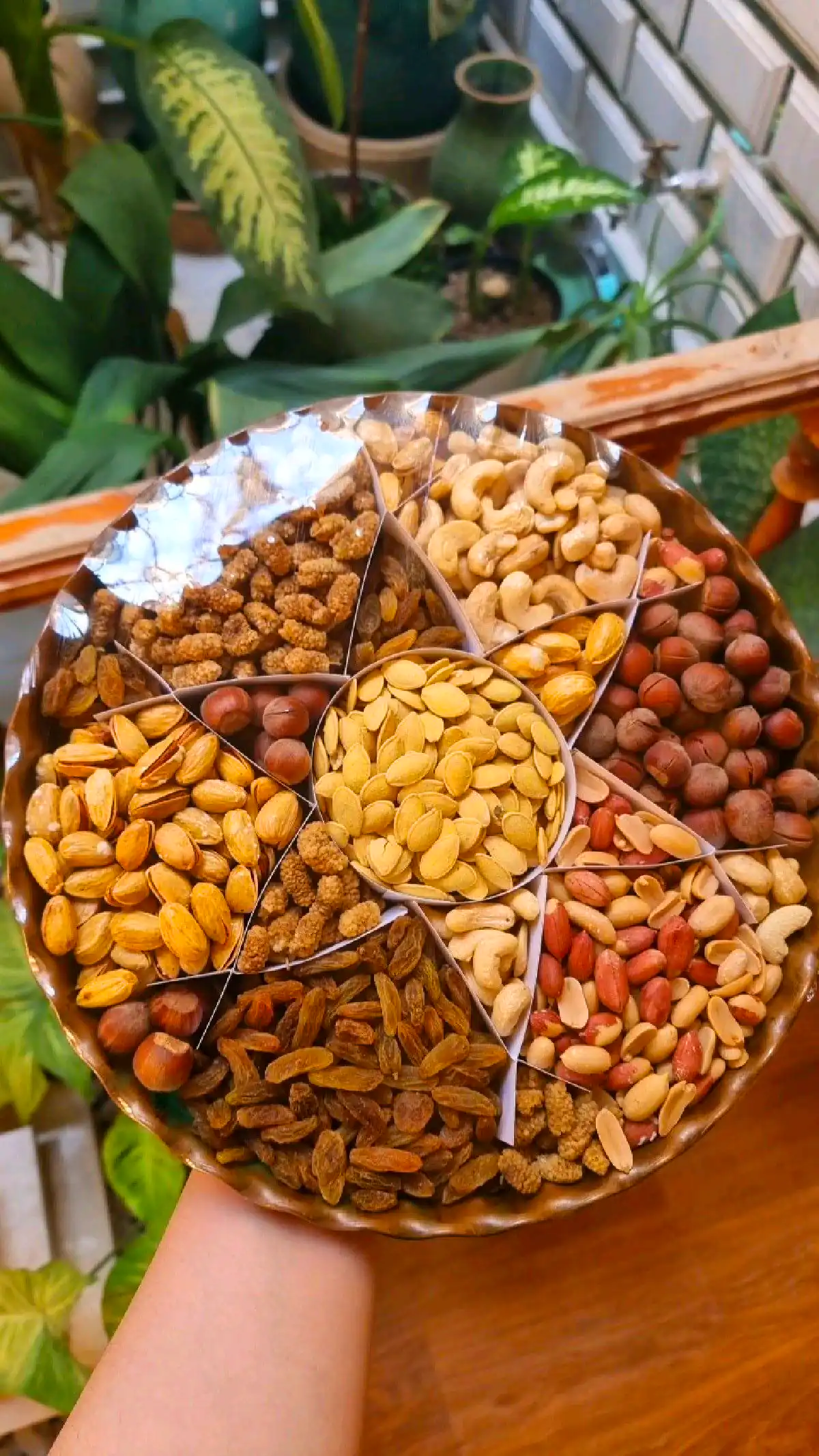 دیزاین آجیل شب یلدایی عروس