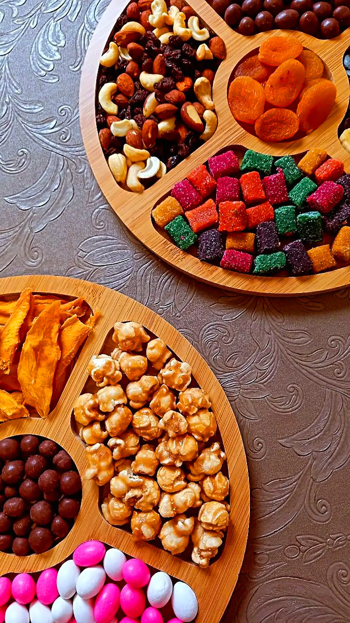 دیزاین آجیل شب یلدایی عروس