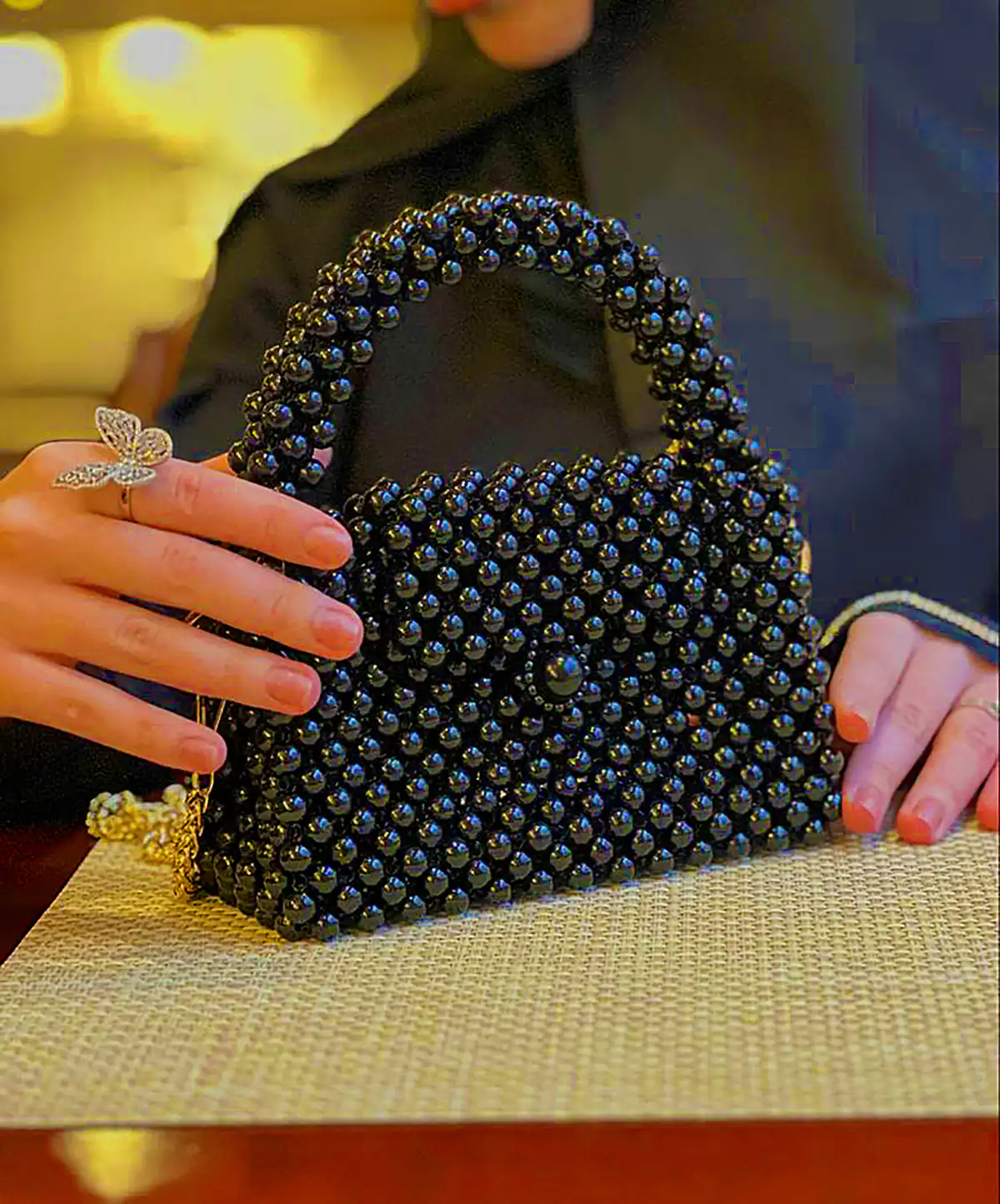 کیف منجوق دوزی شیک (جدیدترین مدل های ترند امسال ۱۴۰۴ - ۲۰۲۵) کیف منجوق دوزی شیک