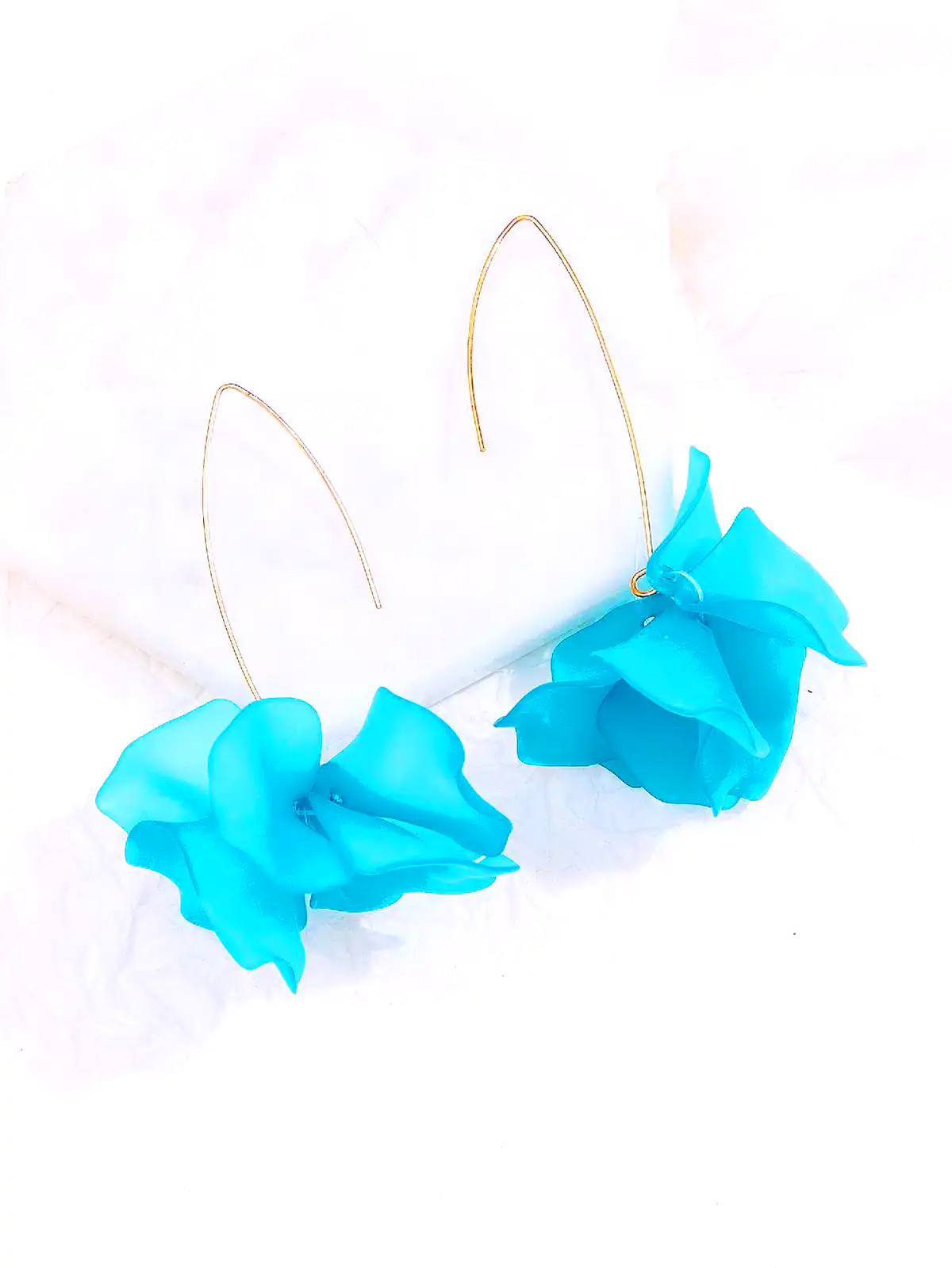 گوشواره فانتزی پارچه ای 