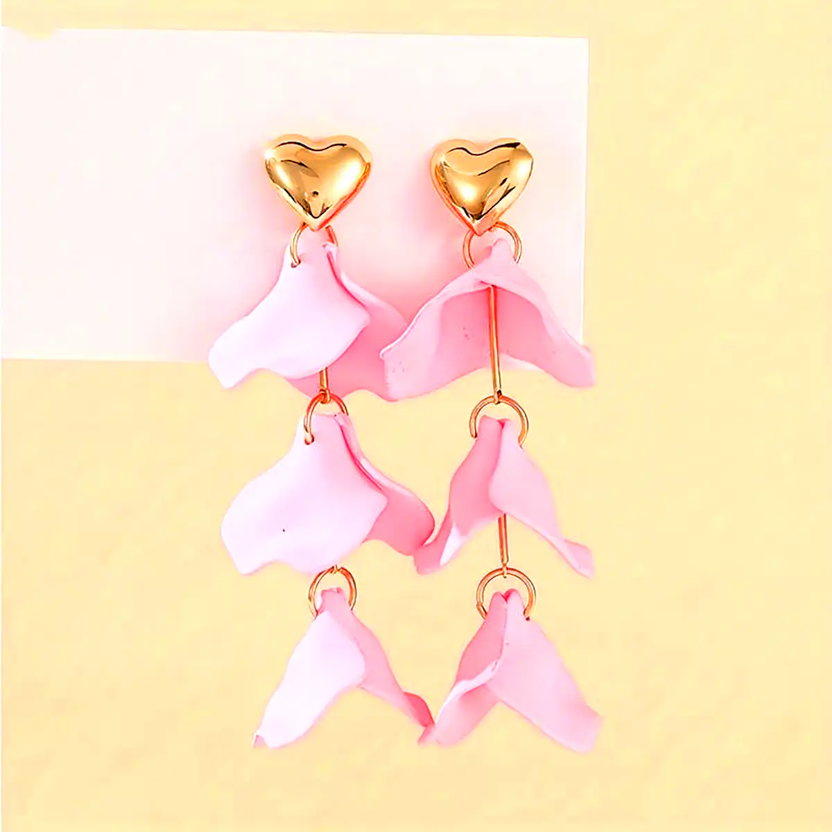 گوشواره فانتزی پارچه ای 