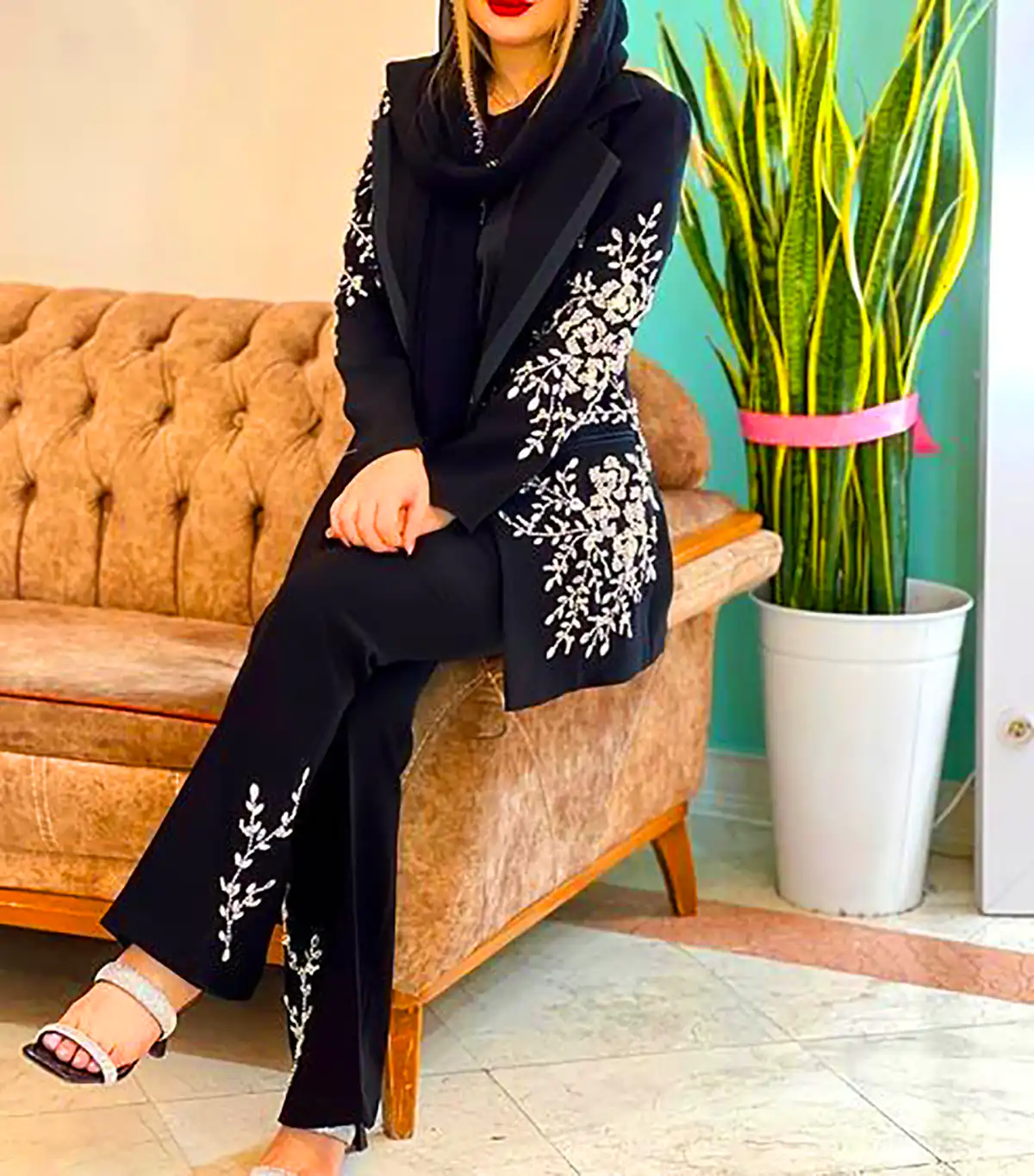 مانتو کتی مشکی شکیل