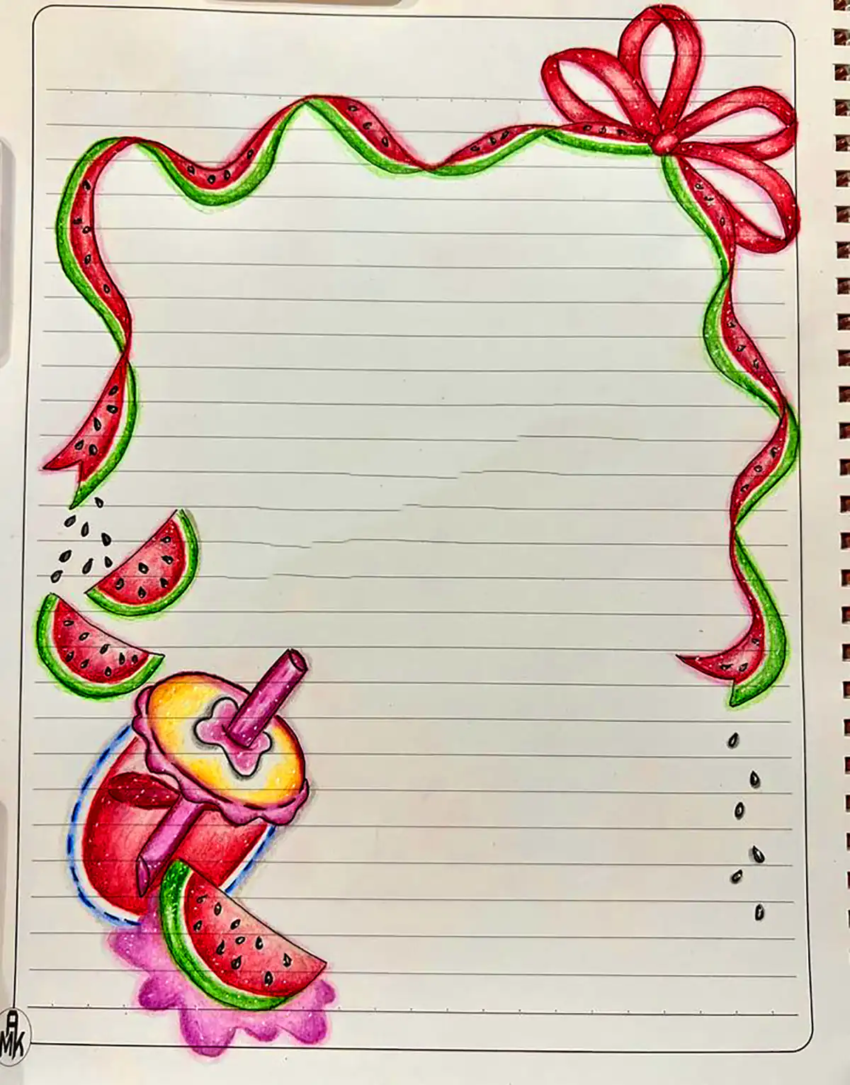 ایده نقاشی دفتر املا